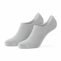 Füßlinge 35-38 Grau aus Textil - niedrig geschnittene Sneakersocken
