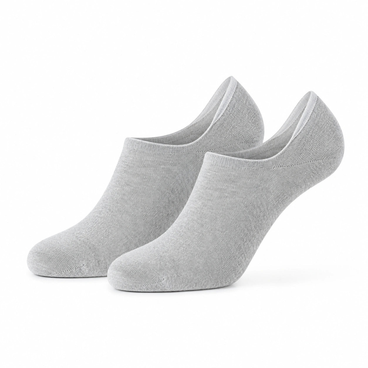 Füßlinge 35-38 Grau aus Textil - niedrig geschnittene Sneakersocken