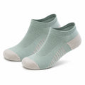 Sneakersocken Größe 43-46 aus Textilmischung in Mintgrün-Beige atmungsaktiv